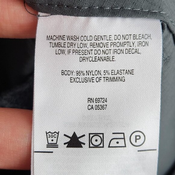 Columbia Pants Womens 2 Gray Omni Shield Cargo Capri Crop Hiking Rip Stop Casual - Picture 11 of 12